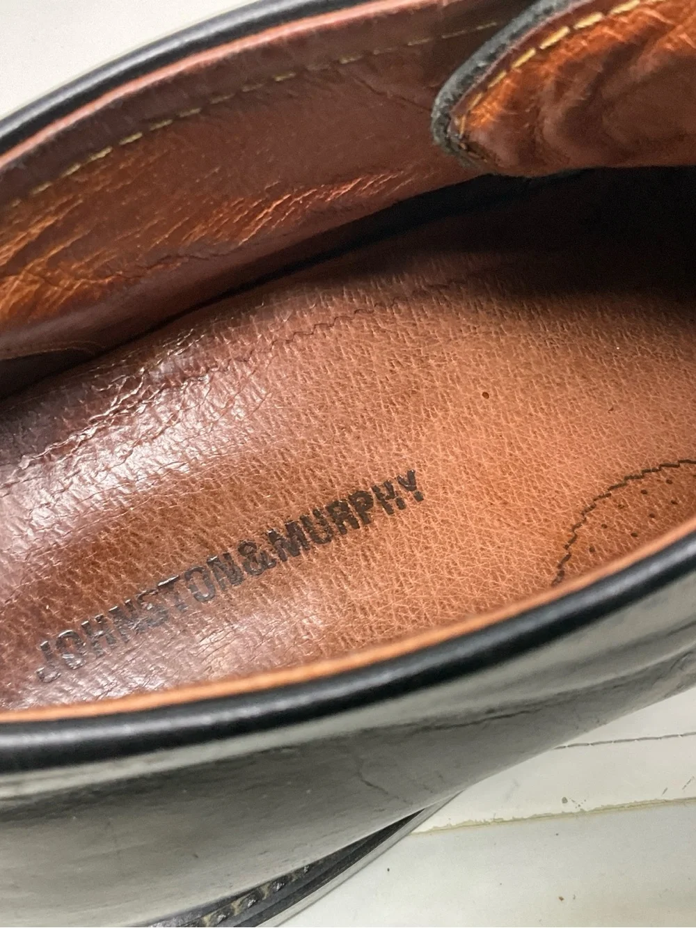 johnston murphy 20-7367 black Leather Chukka Boots